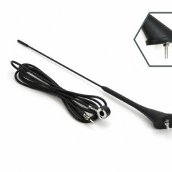 ΚΕΡΑΙΑ ΟΡΟΦΗΣ ΜΑΥΡΗ 40cm Φ5mm ΜΕ ΚΑΛΩΔΙΟ 3m