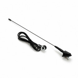 ΚΕΡΑΙΑ ΟΡΟΦΗΣ ΜΑΥΡΗ 41cm Φ5mm ΜΕ ΚΑΛΩΔΙΟ 1,4m