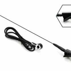 ΚΕΡΑΙΑ ΟΡΟΦΗΣ ΜΑΥΡΗ 41cm Φ5mm ΜΕ ΚΑΛΩΔΙΟ 1,4m