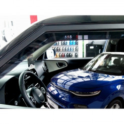 KIA E-SOUL 5D 2019+ -  ΑΝΕΜΟΘΡΑΥΣΤΕΣ ΑΥΤΟΚΙΝΗΤΟΥ ΑΠΟ ΕΥΚΑΜΠΤΟ ΦΙΜΕ ΠΛΑΣΤΙΚΟ HEKO - 2 ΤΕΜ.