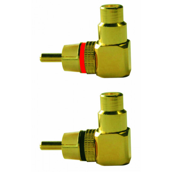 ΚΟΝΕΚΤΟΡΑΣ RCA 90° (συσκ.2τεμ) 04.672.1 PHONOCAR