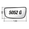 ΚΡΥΣΤΑΛΛΟ ΚΑΘΡΕΠΤΗ PEUGEOT EXPERT 07-16/ EXPERT TEPEE 07-16/ FIAT SCUDO 07-/ CITROEN JUMPY 07-16/ TOYOTA PROACE 13-16 (ΕΥΡΥΓΩΝΙΟ, ΧΡΩΜΙΟ) ΑΡΙΣΤΕΡΟ ΕΥΡΥΓΩΝΙΟ  ΧΩΡΙΣ ΒΑΣΗ