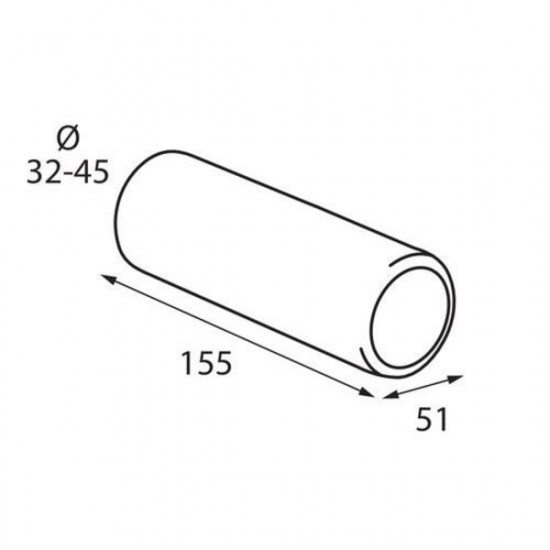 Lampa ΑΚΡΟ ΕΞΑΤΜΙΣΗΣ ΣΤΡΟΓΓΥΛΟ  Τ-5 32>45mm