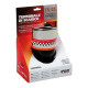 Lampa ΑΚΡΟ ΕΞΑΤΜΙΣΗΣ TS-25 Φ 37-58 mm - ΣΤΡΟΓΓΥΛΟ ΜΑΥΡΟ/ΙΝΟΧ