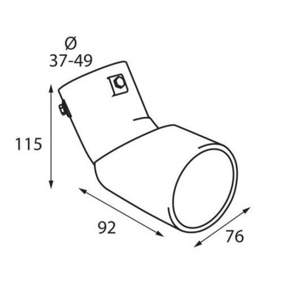 Lampa ΑΚΡΟ ΕΞΑΤΜΙΣΗΣ TS-61 37-49mm - ΛΟΞΟ 140 ΜΟΙΡΕΣ