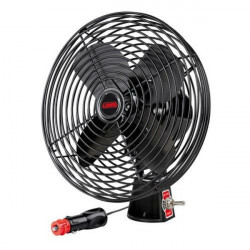 Lampa ΑΝΕΜΙΣΤΗΡΑΣ 24V ΜΕΤΑΛΛΙΚΟΣ ΜΑΥΡΟΣ 8 ΙΝΤΣΩΝ