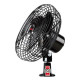 Lampa ΑΝΕΜΙΣΤΗΡΑΣ 24V ΜΕΤΑΛΛΙΚΟΣ ΜΑΥΡΟΣ 8 ΙΝΤΣΩΝ