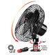 Lampa ΑΝΕΜΙΣΤΗΡΑΣ 24V ΜΕΤΑΛΛΙΚΟΣ ΜΑΥΡΟΣ 8 ΙΝΤΣΩΝ