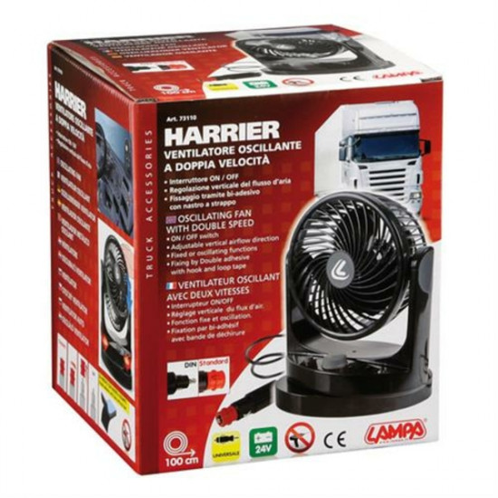 Lampa ΑΝΕΜΙΣΤΗΡΑΣ HARRIER 24V (2 ΤΑΧΥΤΗΤΩΝ) ΠΕΡΙΣΤΡΕΦΟΜΕΝΟΣ 19x23cm