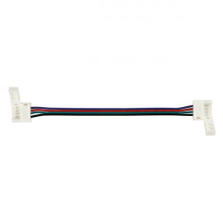 Lampa ΑΝΤΑΛΛΑΚΤΙΚΗ ΦΙΣΑ CONNECT-2 ΜΕ 4 PIN ΓΙΑ ΤΑΙΝΙΑ LED RGB 16cm 3 ΤΕΜ.