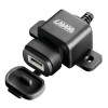 Lampa Αντάπτορας Αναπτήρα 12/24V 2,4A USB με καλώδιο 150cm για φόρτιση συσκευών 2400mA Αδιαβροχος