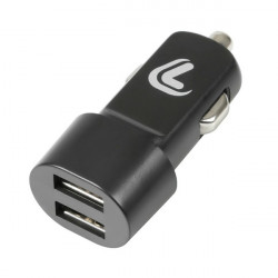 Lampa ΑΝΤΑΠΤΟΡΑΣ ΑΝΑΠΤΗΡΑ ΜΕ 2 ΘΥΡΕΣ USB 12/24V 2100 mA ESSENTIALS LINE (ΜΑΥΡΟ)