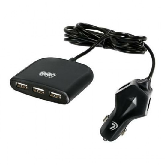 Lampa ΑΝΤΑΠΤΟΡΑΣ ΑΝΑΠΤΗΡΑ ME 5 USB 12/24V 11600mA 58W ΜΕ ΚΑΛΩΔΙΟ 180cm (FAST CHARGE)