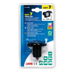 Lampa ΑΝΤΑΠΤΟΡΑΣ ΑΝΑΠΤΗΡΑ ΜΕ ΚΑΠΑΚΙ EXT-7