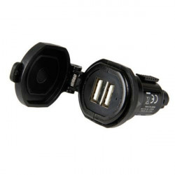 Lampa ΑΝΤΑΠΤΟΡΑΣ ΑΝΑΠΤΗΡΑ UNI-TECH 12/32V ΑΠΟ DIN ΣΕ 2 USB 2700mA FAST CHARGER ΑΔΙΑΒΡΟΧΟΣ