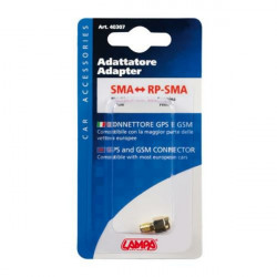 Lampa ΑΝΤΑΠΤΟΡΑΣ ΚΕΡΑΙΑΣ GPS SMA>RP-SMA (ΑΠΟ ΑΡΣΕΝΙΚΟ ΣΕ ΘΗΛΥΚΟ)