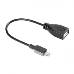 Lampa ΑΝΤΑΠΤΟΡΑΣ USB>MINI USB 12V ΜΕ ΚΑΛΩΔΙΟ 10cm RED LINE (ΚΑΤΑΛΛΗΛΟ ΓΙΑ MERCEDES MP4 2011>2017)