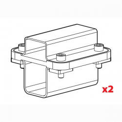 Lampa ΑΝΤΑΠΤΟΡΕΣ ΓΙΑ ΣΧΑΡΕΣ ΟΡΟΦΗΣ KARGO RACK NORDRIVE ΣΕ ΜΠΑΡΕΣ KARGO/KARGO PLUS