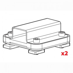 Lampa ΑΝΤΑΠΤΟΡΕΣ ΓΙΑ ΣΧΑΡΕΣ ΟΡΟΦΗΣ KARGO RACK NORDRIVE ΣΕ ΜΠΑΡΕΣ KARGO/KARGO PLUS