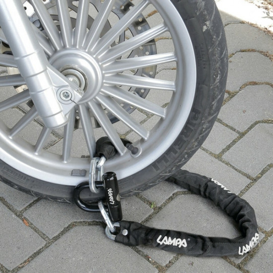 Lampa ΑΝΤΙΚΛΕΠΤΙΚΗ ΚΟΥΛΟΥΡΑ ATROX ΜΕ ΥΦΑΣΜΑ ΜΑΥΡΗ ΜΕ ΕΞΩΤΕΡΙΚΗ ΚΛΕΙΔΑΡΙΑ 90cm 10mm (2 ΚΛΕΙΔΙΑ)