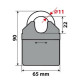 Lampa Αντικλεπτική Κουλούρα  C-Lock 150R απο Χάλυβα