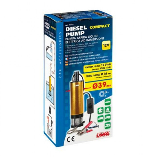 Lampa ΑΝΤΛΙΑ ΑΝΑΡΟΦΗΣΗΣ DIESEL ΗΛΕΚΤΡΙΚΗ 12V 12Lt/min