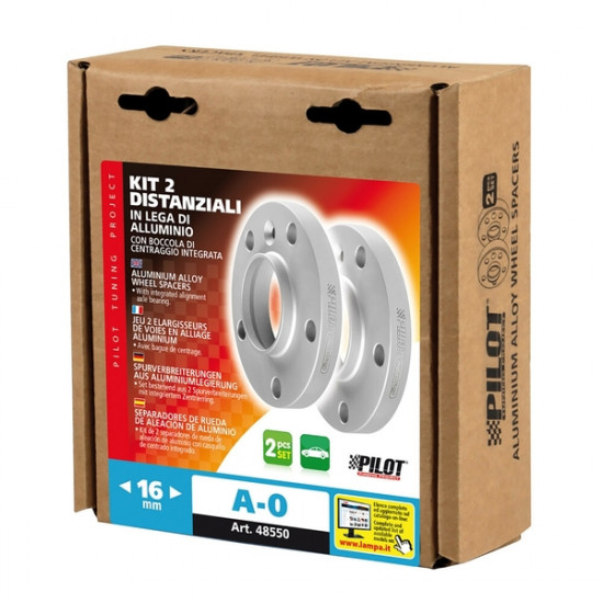 Lampa ΑΠΟΣΤΑΤΕΣ-ΠΡΟΣΘΗΚΕΣ ΤΡΟΧΩΝ 16mm A0 3x112mm 57,1mm ΓΙΑ SMART 2ΤΕΜ.
