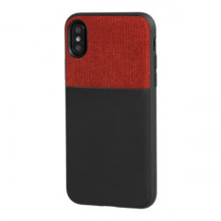 Lampa APPLE iPHONE X ΘΗΚΗ ΚΙΝΗΤΟΥ DUO POCKET ΜΑΥΡΟ-ΚΟΚΚΙΝΟ ΜΑΓΝΗΤΙΚΗ SILVER LINE
