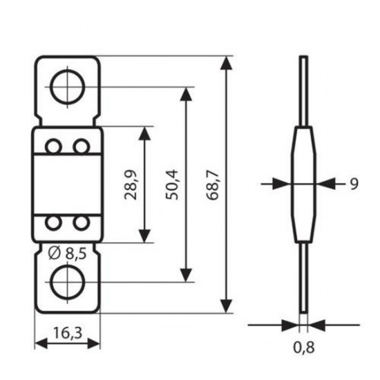 Lampa ΑΣΦΑΛΕΙΑ ANL MAXI+ 80A 12/32V 1ΤΕΜ.