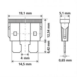 Lampa Ασφάλειες 30A 12/24V SMART-LED 6τεμ.