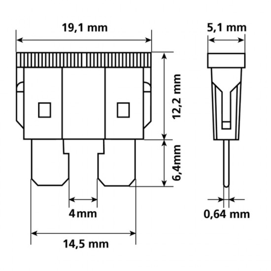 Lampa ΑΣΦΑΛΕΙΕΣ PLUG-IN 12/24V - 10 ΤΕΜ. (ΚΑΡΤΕΛΑ)