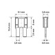 Lampa ΑΣΦΑΛΕΙΕΣ ΣΕ ΚΑΡΤΕΛΑ ΣΕΤ 10ΤΕΜ. MICRO-DUE 12/32V