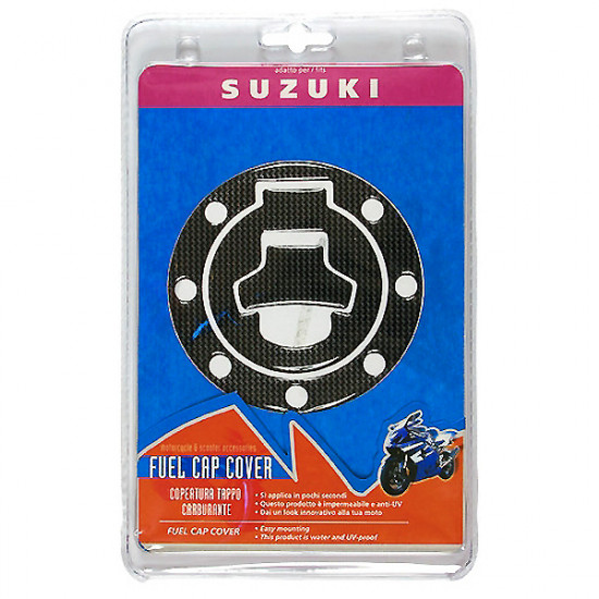 Lampa ΑΥΤΟΚΟΛΛΗΤΟ ΤΑΠΑΣ ΒΕΝΖΙΝΗΣ CARBON SUZUKI (7 ΤΡΥΠΕΣ)