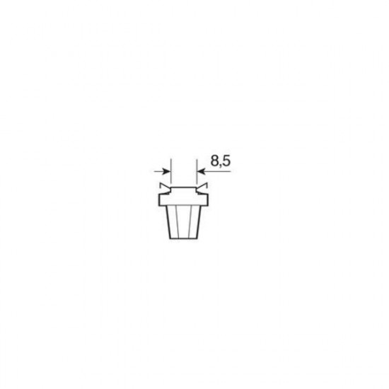 Lampa B8,5d 24/28V HYPER-LED3 ΛΕΥΚΟ