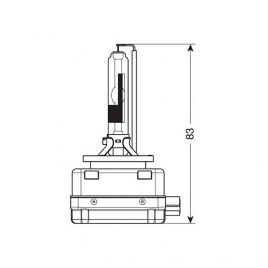 Lampa D1R 35W 12V 4300K ULTRA WHITE