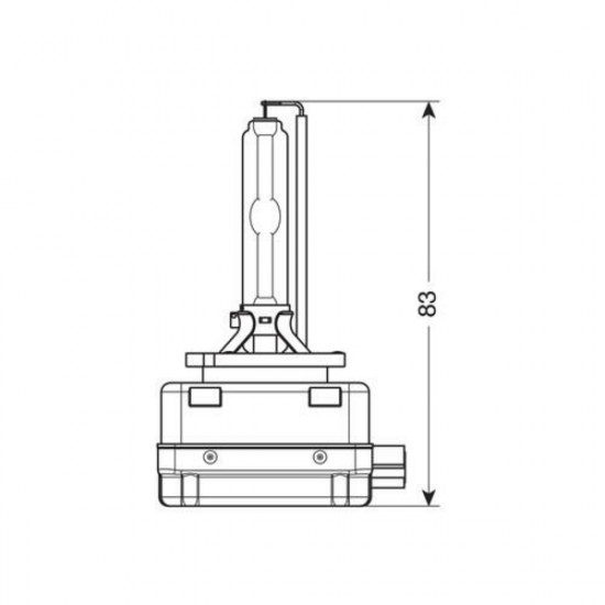 Lampa D1S 35W 12V 6000K ULTRA WHITE