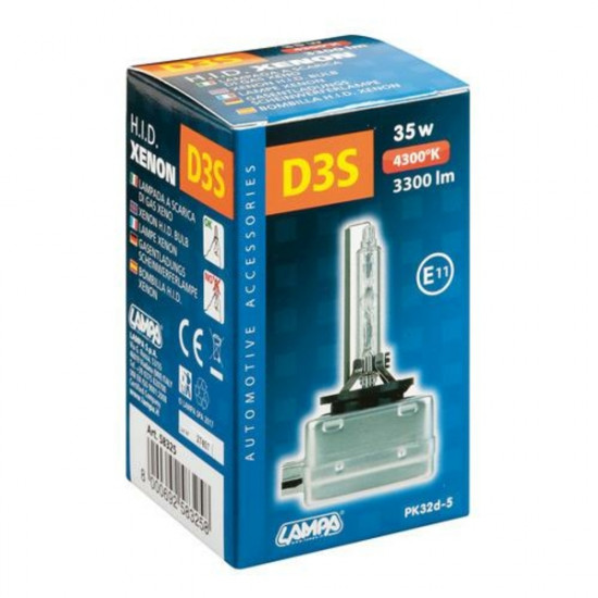 Lampa D3S 35W 12/24V 4.300K 1ΤΕΜ. ΣΕ ΚΟΥΤΙ