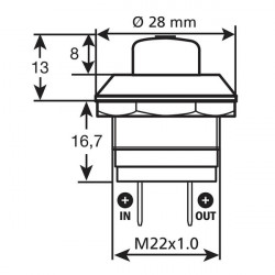 Lampa ΔΙΑΚΟΠΤΗΣ 12/24V - 10A