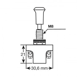 Lampa ΔΙΑΚΟΠΤΗΣ 12/24V