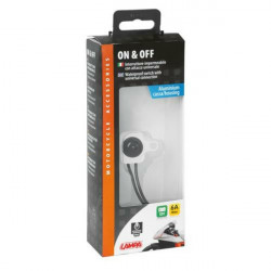 Lampa ΔΙΑΚΟΠΤΗΣ 12V 6A ΤΙΜΟΝΙΟΥ ΜΟΤΟ ΑΔΙΑΒΡΟΧΟΣ 6mm ΑΛΟΥΜΙΝΙΟΥ 1ΤΕΜ.