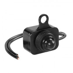 Lampa ΔΙΑΚΟΠΤΗΣ 12V 6A ΤΙΜΟΝΙΟΥ ΜΟΤΟ ΑΔΙΑΒΡΟΧΟΣ 6mm ΜΑΥΡΟΣ 1ΤΕΜ.