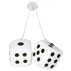Lampa ΔΙΑΚΟΣΜΗΤΙΚΑ ΖΑΡΙΑ ΑΣΠΡΑ LUCKY VEGAS 7x7cm