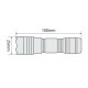 Lampa ΦΑΚΟΣ TRAVELLER 1SMD LED 0,5w 100x25mm