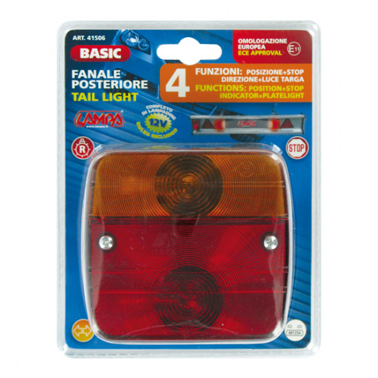 Lampa ΦΑΝΑΡΙ 12V - STOP/ΘΕΣΕΩΣ/ΦΛΑΣ/ΠΙΝΑΚΙΔΑΣ - ΓΙΑ ΤΡΕΙΛΕΡ (95 Χ 100 Χ 50mm) - 1 ΤΕΜ.