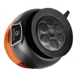 Lampa ΦΑΡΟΣ ΜΑΓΝΗΤΙΚΟΣ+ΒΕΝΤΟΥΖΑ RL-11 9>30V+230V ΕΠΑΝΑΦΟΡΤΙΖΟΜΕΝΟΣ ΠΟΡΤΟΚΑΛΙ 45 LED ΜΕ ΣΠΙΡΑΛ 380cm (128x140mm)