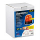 Lampa ΦΑΡΟΣ RL-5 12V/24V 3 ΧΡΗΣΕΩΝ (ΠΟΡΤΟΚΑΛΙ/ΒΙΔΩΤΟΣ - 140 Χ 150 mm)