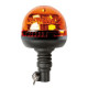 Lampa ΦΑΡΟΣ RL-8 12V/24V 3 ΧΡΗΣΕΩΝ 12LED ΒΙΔΩΤΟΣ ΕΛΑΣΤΙΚΟΣ ΠΟΡΤΟΚΑΛΙ 210x127mm