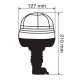 Lampa ΦΑΡΟΣ RL-8 12V/24V 3 ΧΡΗΣΕΩΝ 12LED ΒΙΔΩΤΟΣ ΕΛΑΣΤΙΚΟΣ ΠΟΡΤΟΚΑΛΙ 210x127mm