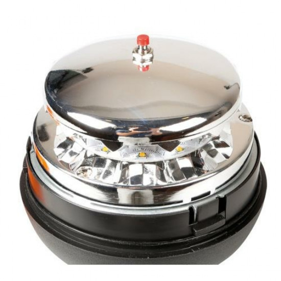 Lampa ΦΑΡΟΣ RL-8 12V/24V 3 ΧΡΗΣΕΩΝ 12LED ΒΙΔΩΤΟΣ ΕΛΑΣΤΙΚΟΣ ΠΟΡΤΟΚΑΛΙ 210x127mm