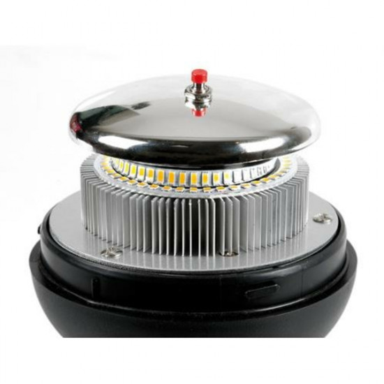 Lampa ΦΑΡΟΣ RL-9 12V/24V 3 ΧΡΗΣΕΩΝ 45LED ΒΙΔΩΤΟΣ ΕΛΑΣΤΙΚΟΣ ΠΟΡΤΟΚΑΛΙ 221x130mm